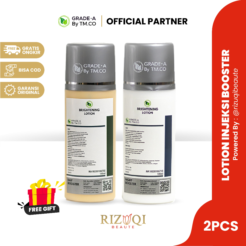 Jual Grade A By Tmco - Paket Badan LOTION INJEKSI BOOSTER [Pagi dan ...
