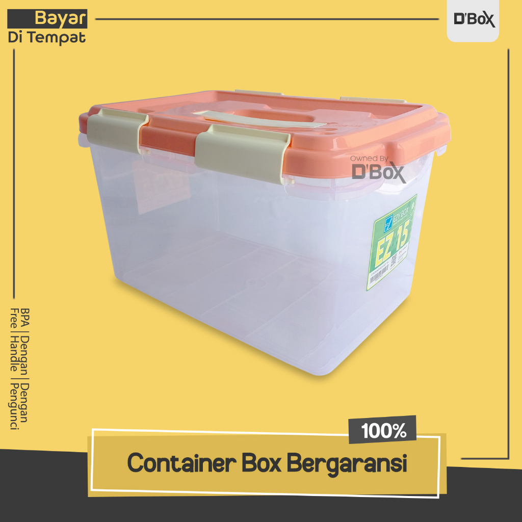 Jual [COD] Container Murah Transfaran 15 Liter Dengan Handle BPA FREE ...