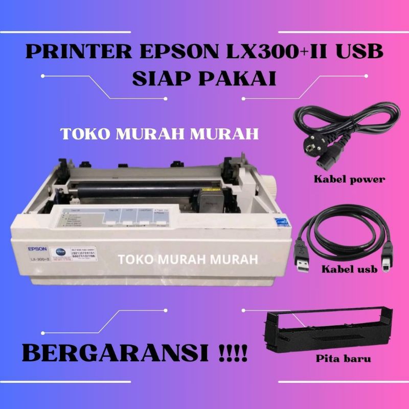 Jual Printer dot Matrix EPSON LX300+II / LX300+II Shopee Indonesia