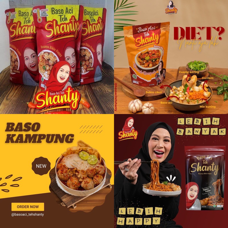 Jual Baso Aci Teh Shanty Baso Kampung Shanty Mie Nyemek Shanty