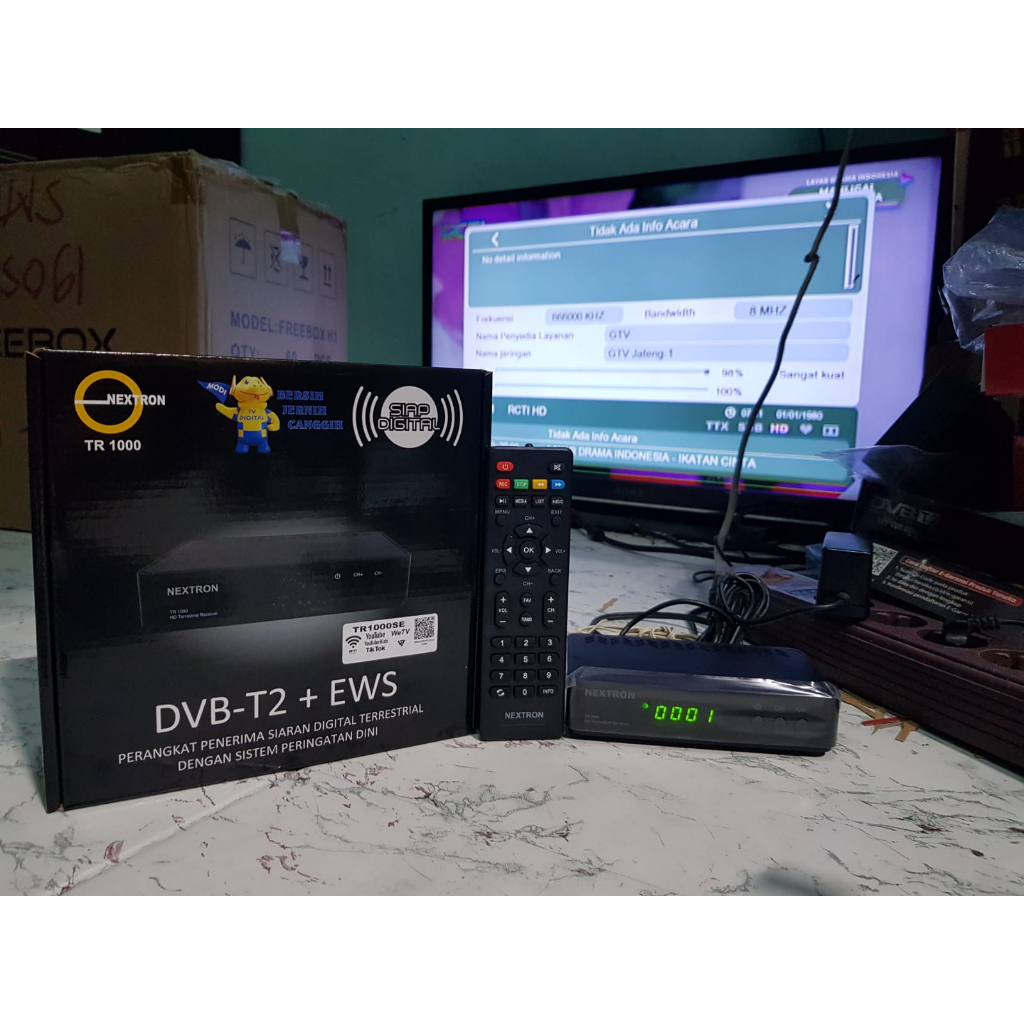 Jual PROMOOO!!! STB NEXTRON SET TOP BOX NEXTRON DVB T2 SNI CHIPSET ...