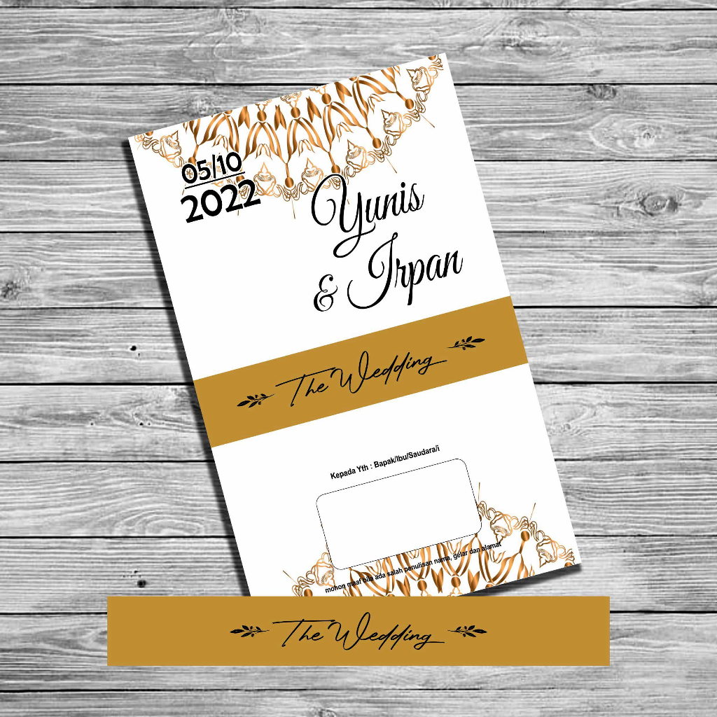 Jual Undangan, Undangan Pernikahan, Khitanan Model Pake Sabuk, Elegan