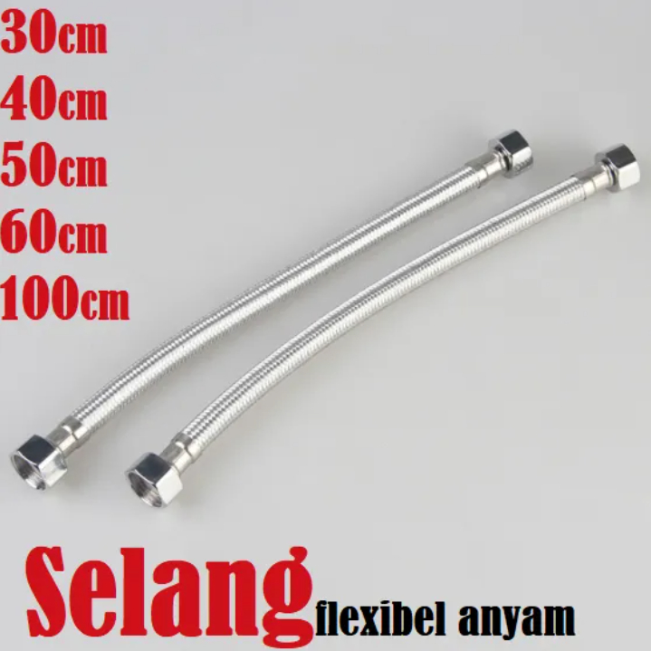 Jual Selang Fleksibel Air Panas Anyam Stainless