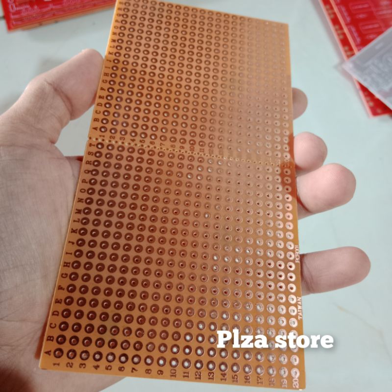 Jual PCB TITIK LUBANG BESAR PCB001 PCB TRANSISTOR BAGUS BERKUALITAS