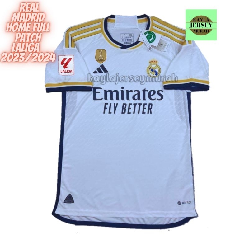 Jual JERSEY BAJU BOLA JERSEY REAL MADRID HOME PLAYER ISSUE 2021