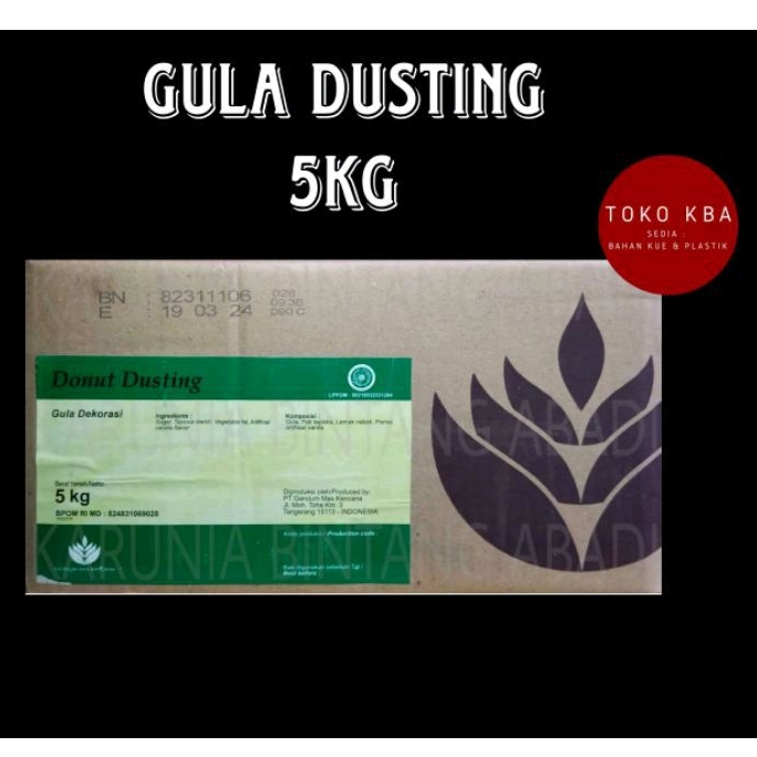 Jual Gula Dekorasi Donut Dusting Gandum Mas Kencana Powdered Sugar ...