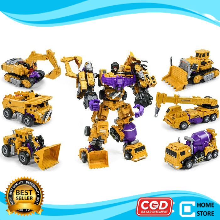 Jual Robot Transformer Devastator Combiner 6 In 1 | Shopee Indonesia