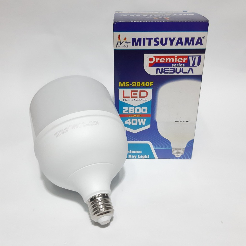 Jual Bohlam LED 40 Watt MS 9840F Mitsuyama Nebula Premier SNI | Shopee ...