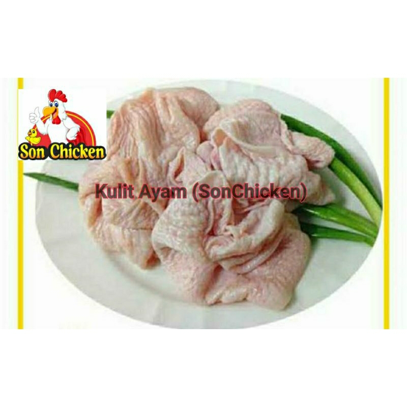 Jual Kulit Ayam Fresh Segar 1kg Frozen Shopee Indonesia