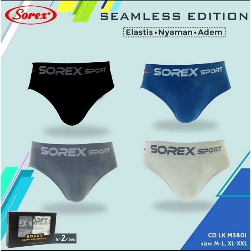 Jual SOREX SPORT CD Celana Dalam Boxer Laki Pria Sport Sorex M3804 Ori -  m-l - Jakarta Barat - Tally House