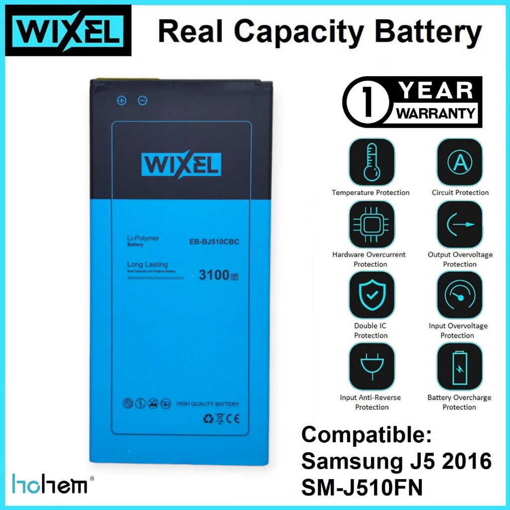 Jual WIXEL ORIGINAL Baterai Samsung Galaxy J5 2016 J510 EBBJ510CBE