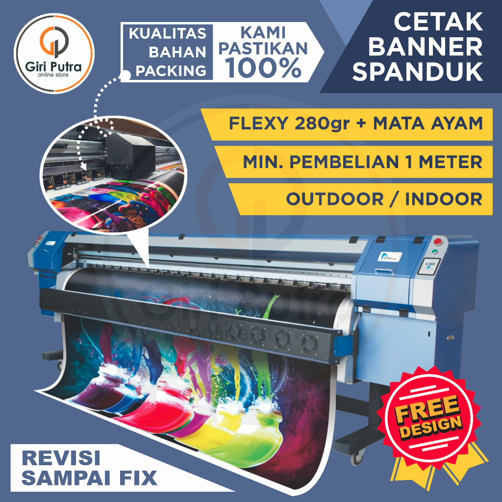 Jual Cetak Spanduk Banner / Cetak Bacdrop / Cetak Baliho / Digital ...