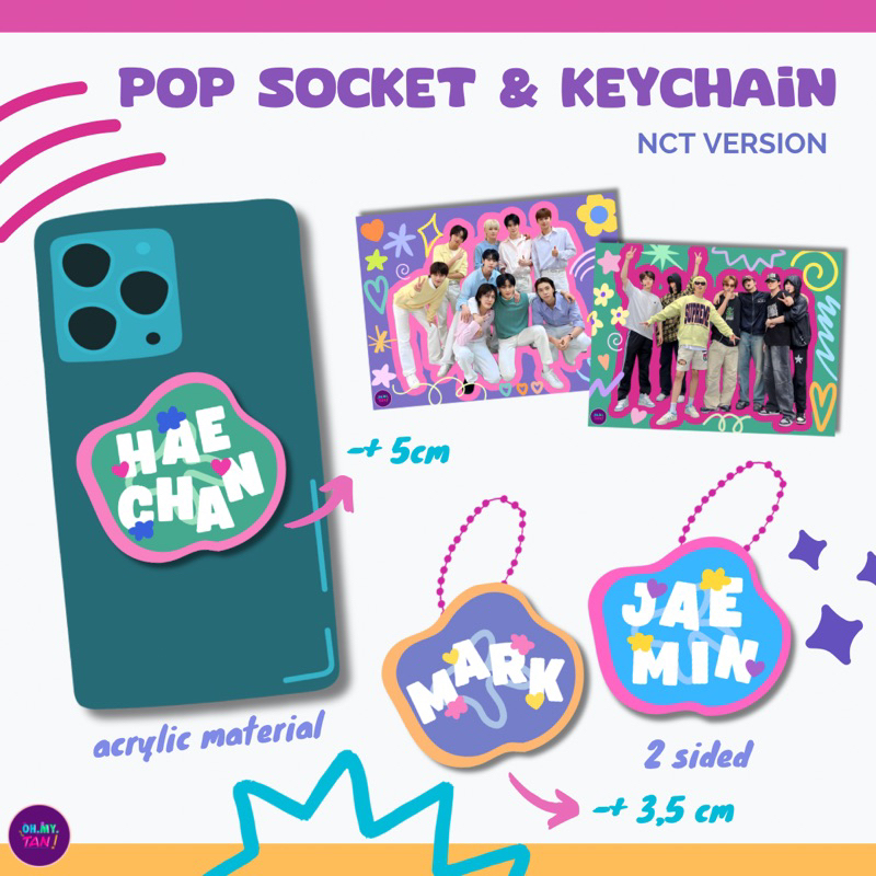 Jual POP SOCKET & KEYCHAIN - NCT 127 DREAM VERSION | Shopee Indonesia