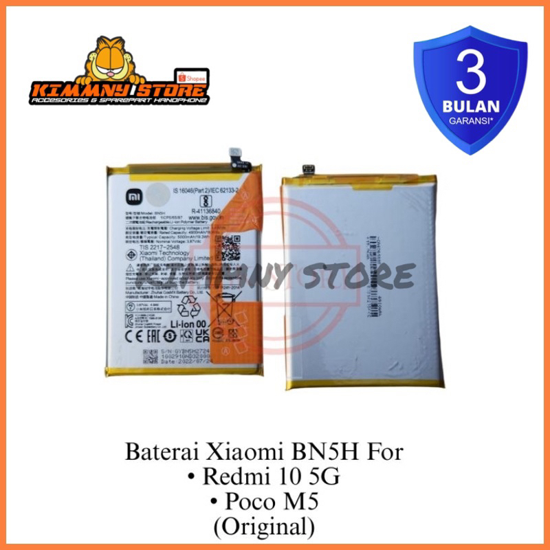 Jual Battery Baterai Batre Xiaomi Poco M5 Redmi 10 5g Bn5h Original Bergaransi Shopee Indonesia 6815