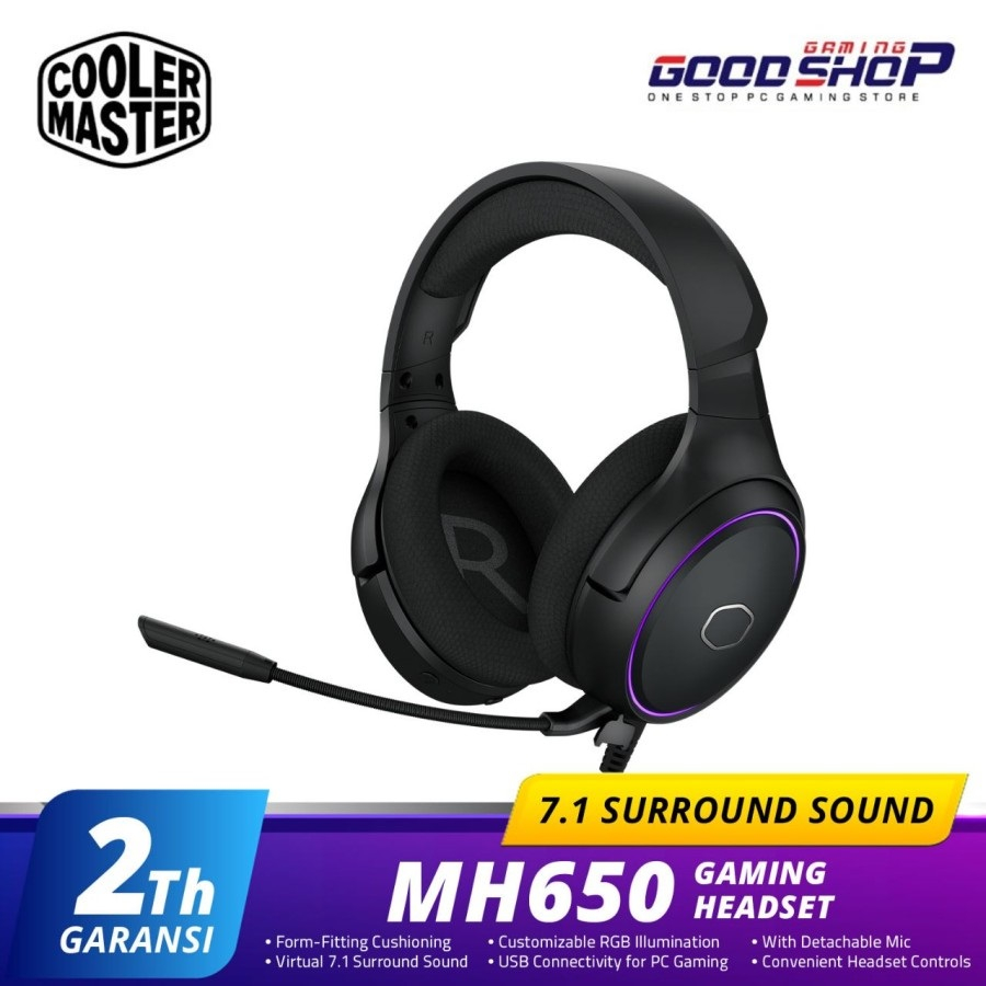 Ready go to ... https://shope.ee/1q9wqBLNfk [ Jual Cooler Master MH650 - Gaming Headset | Shopee Indonesia]