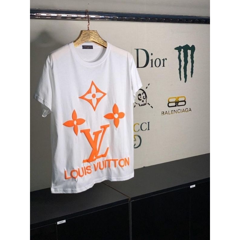 Jual KAOS LV TERBARU / KAOS LOUIS VUITTON ORIGINAL - WHITE L