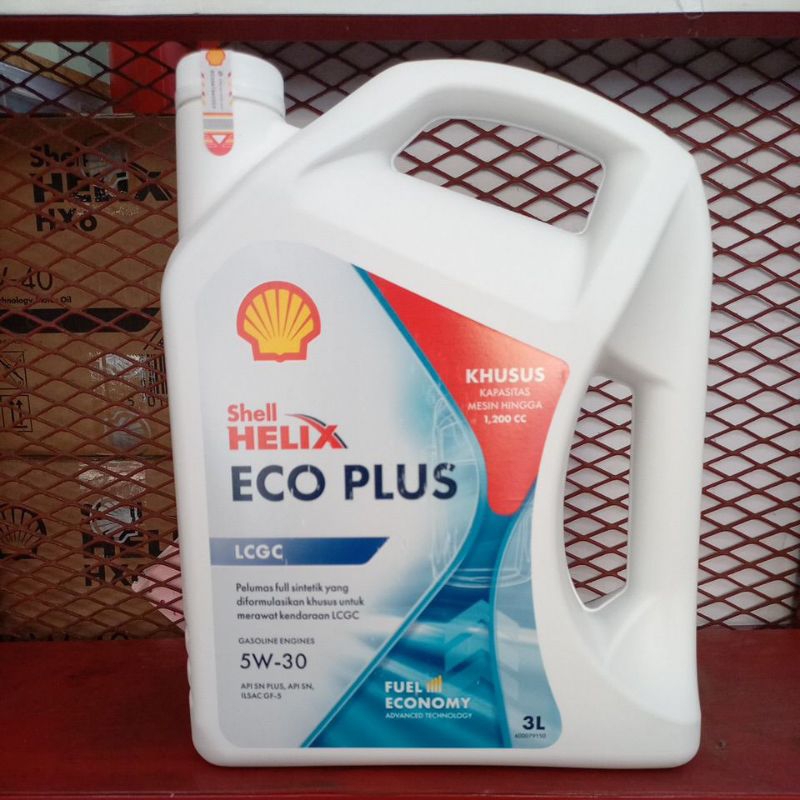 Jual Shell Helix Eco Plus 5W-30 3L | Shopee Indonesia