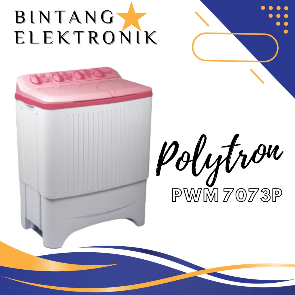 Jual Polytron Mesin Cuci 2 Tabung 7KG PWM-7073P / PWM 7073 P / PWM7073 ...