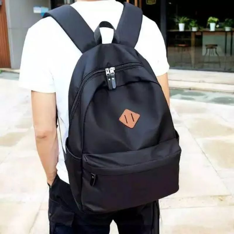 Jual Tas Ransel Murah Tas Polos Tas Sekolah SD SMP SMA Nongkrong pria ...