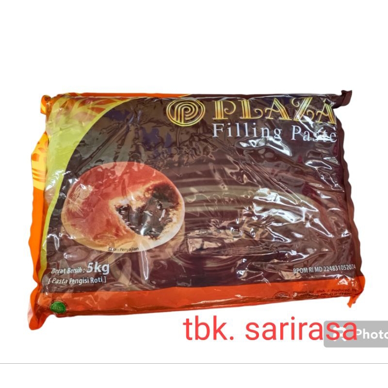 Jual Plaza Filling Coklat 5 kg Selai Cokelat Isian Roti 5 kg | Shopee ...