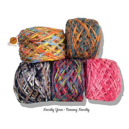 Fancy Yarn Ombre untuk rajutan dengan gradasi warna cantik