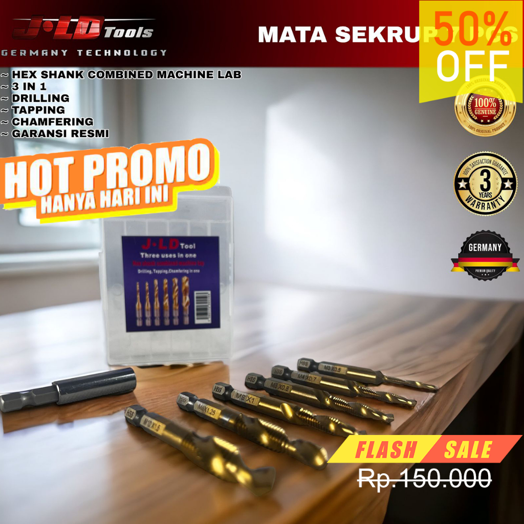 Jual Mata Bor Besi Baja Hss Steel Titanium Set Pcs Twist Drill Set