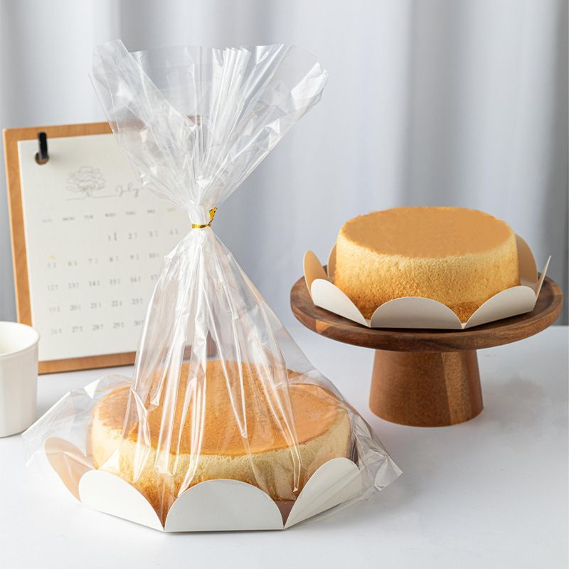 Jual 10Set Plastik Chiffon / Plastik Tray Roti Cheesecake / Plastik ...