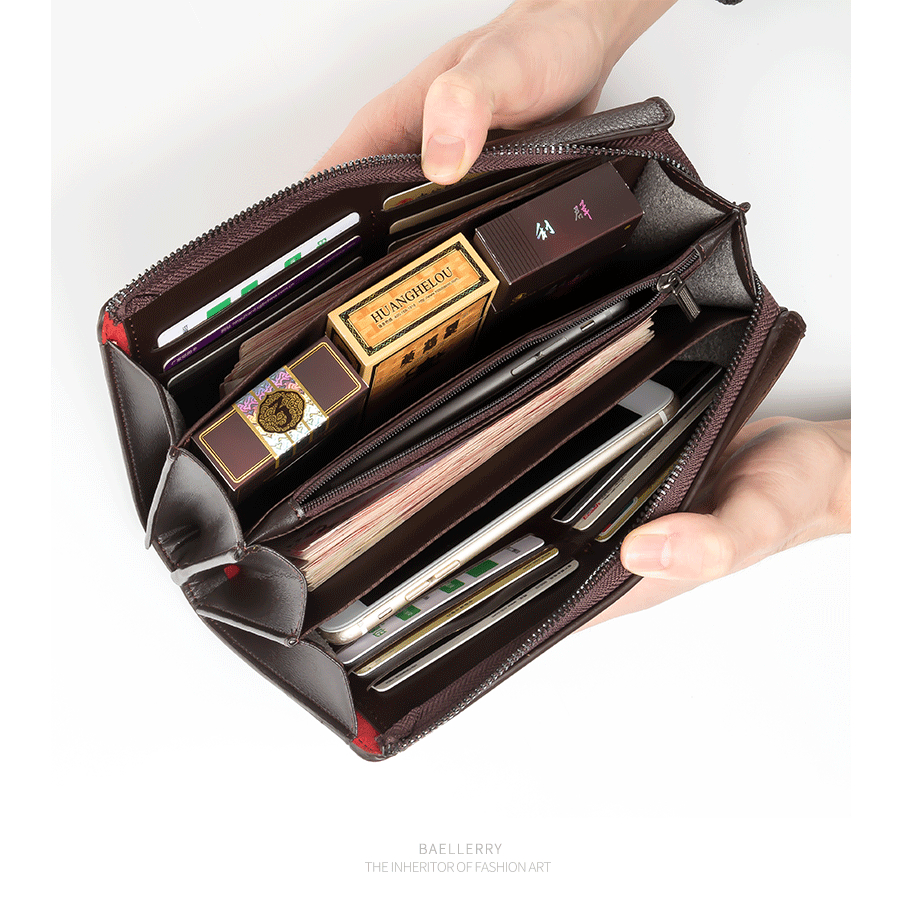 Jual Dompet Clutch Pria Dengan handle Premium Kulit PU Import Clutch ...