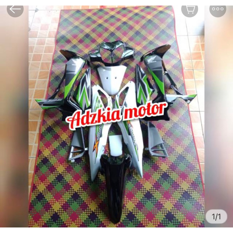 Jual fullset cover body supra x 125 karburator / supra x 125 batman