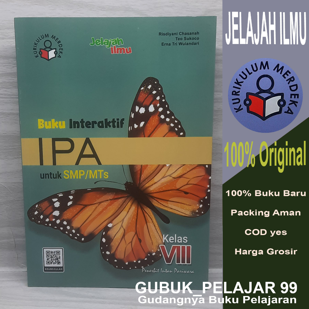 Jual Buku Interaktif IPA Untuk Kelas 8 SMP/MTs Jelajah Ilmu Kurikulum ...