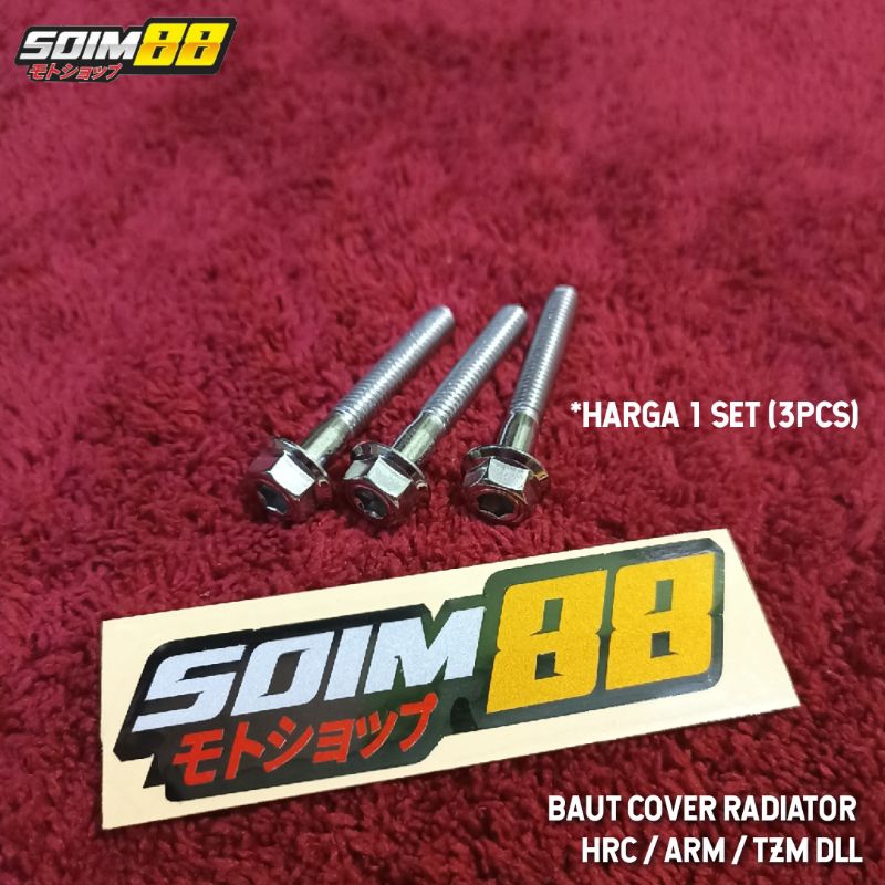 Jual Baut COVER RADIATOR Probolt Heng Stainless 2 kunci Vario 125/150 ...