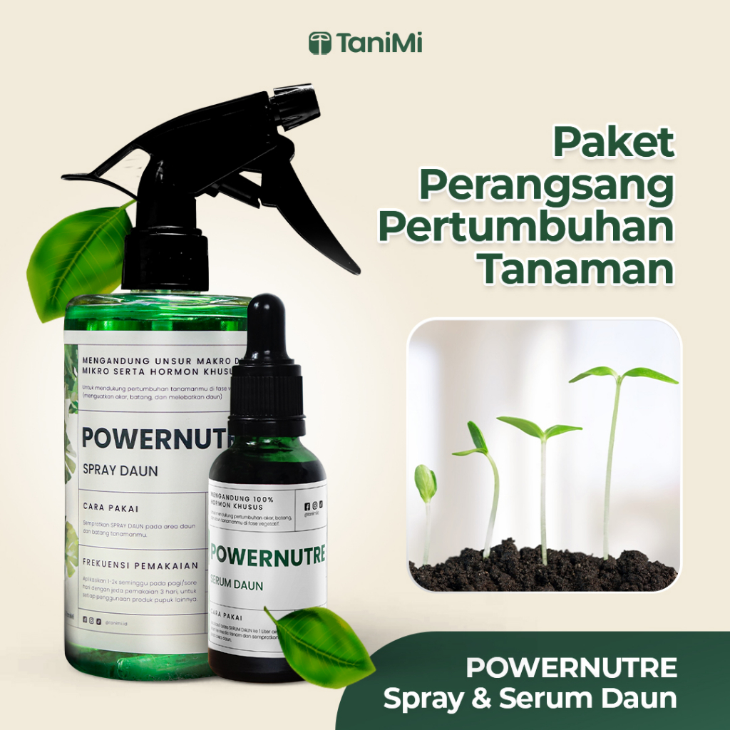 Jual TANIMI - [2 PCS] BUNDLING Pupuk Cair Pelebat Daun dan Hormon ...