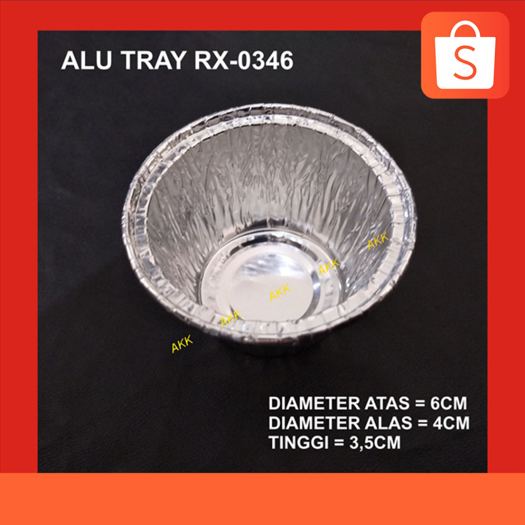 Jual Alu Tray Rx-0346 / Aluminium Foil Cup (10 Pcs) | Shopee Indonesia