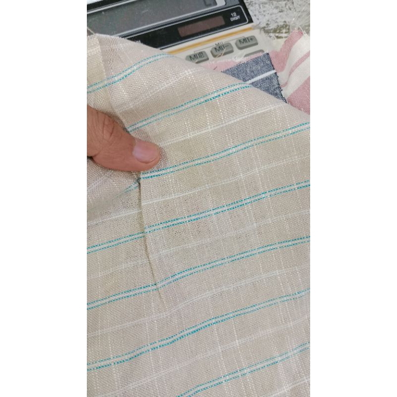 Jual Kain Katun Linen Salur | Shopee Indonesia