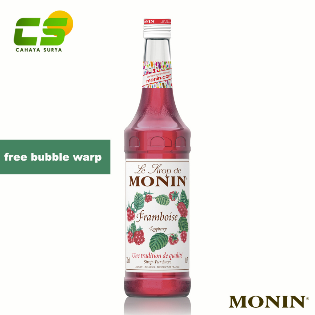 Jual Monin Syrup/Sirup Raspberry Syrup 700 ml Shopee Indonesia