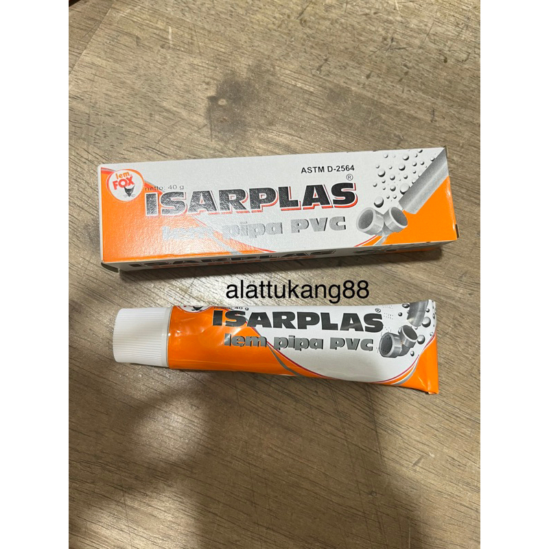 Jual Lem Pipa PVC Isarplas Tube 40gr (HATI HATI PRODUK PALSU) | Shopee ...