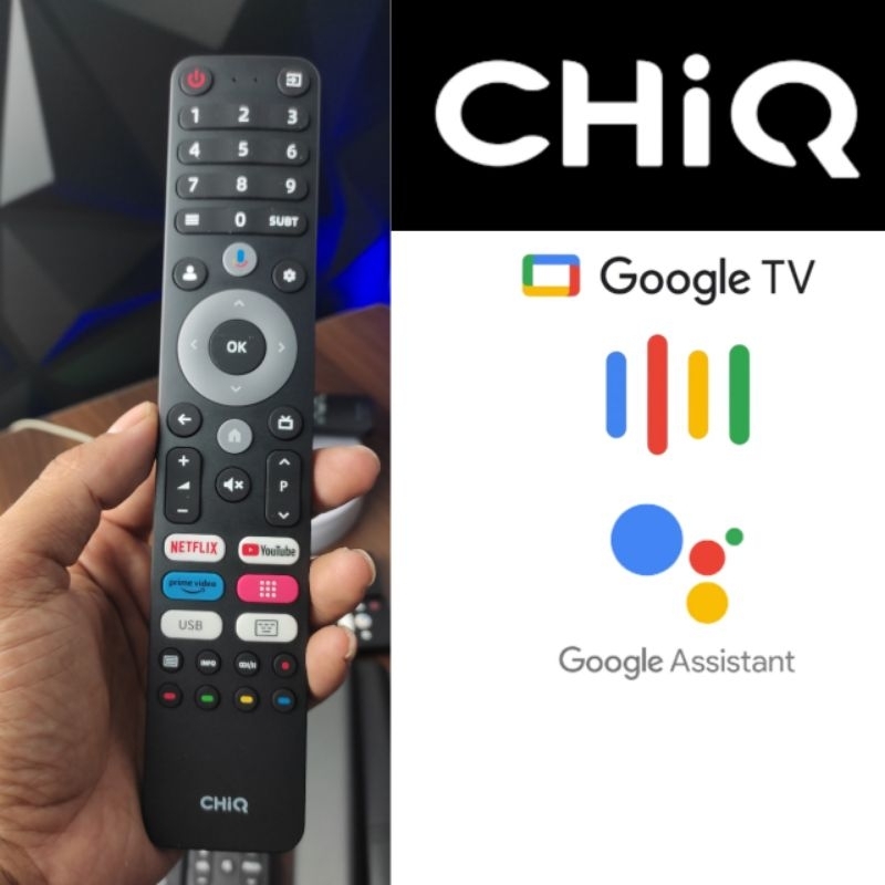 Jual Remote tv chiq google tv | Shopee Indonesia