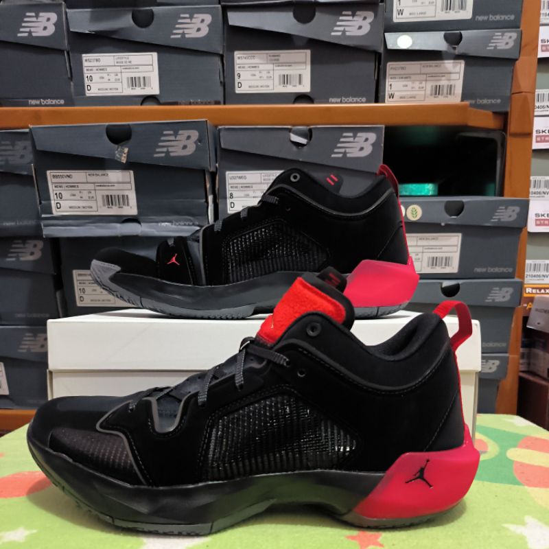 Jual Sepatu Basket Pria Air Jordan Low Pf Bred Resmi Original Dq Shopee Indonesia