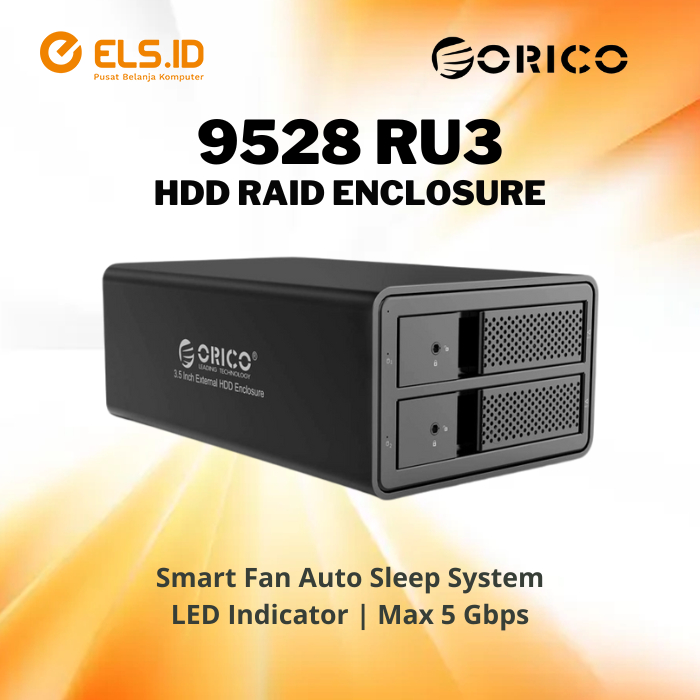 Jual Orico 9528RU3 3.5'' HDD RAID Enlcosure USB 3.0 HDD Enclosure ...