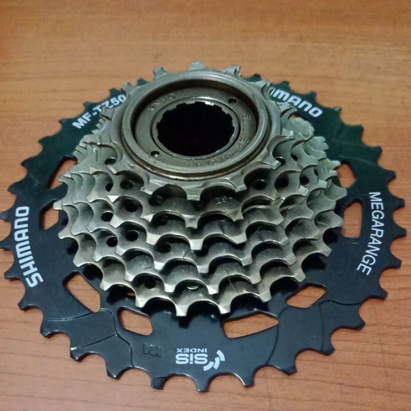 Roue Libre Shimano MF-TZ500-7 7 Vitesses – 14-34 Dents Mégarange – Neuve (Sans Boîte)