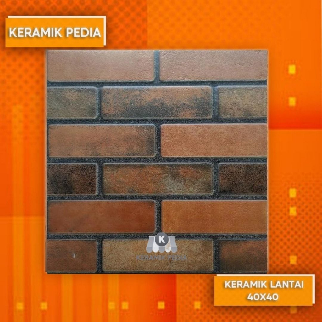 Jual Keramik Kasar Accura Bricko Teracota X Shopee Indonesia