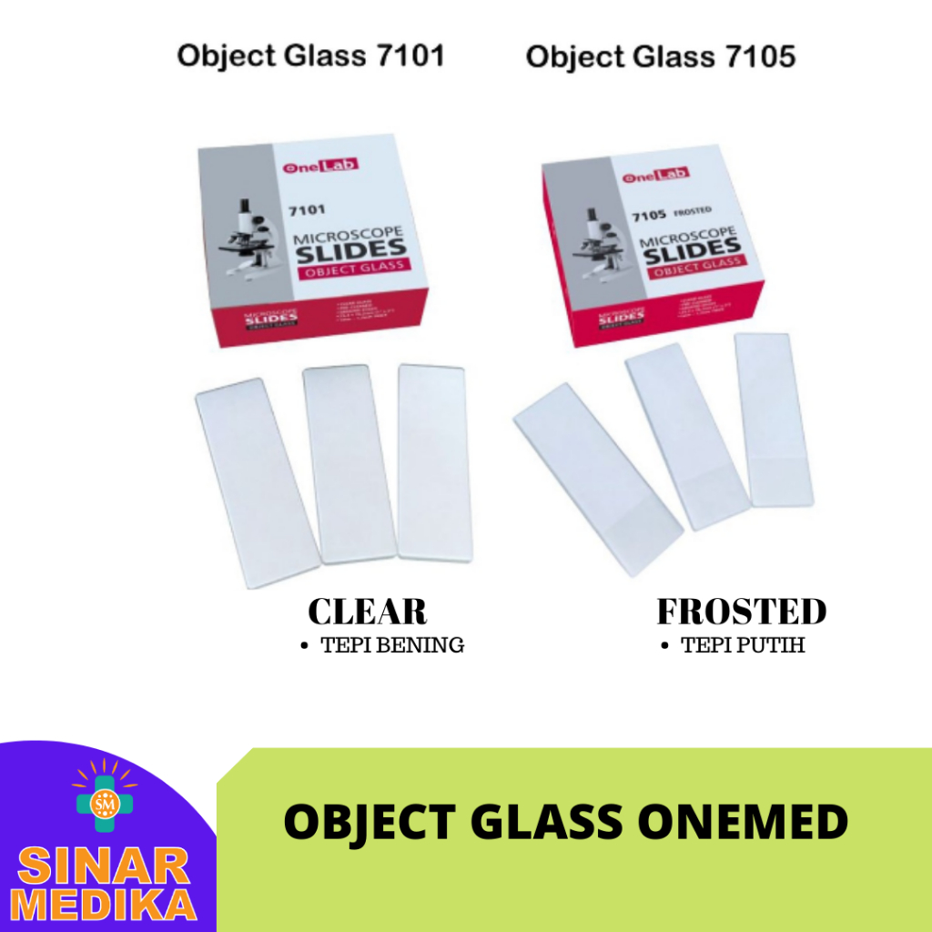 Jual OBJECT GLASS KACA PREPARAT OBJEK GLAS KACA MIKROSKOP / MICROSCOPE