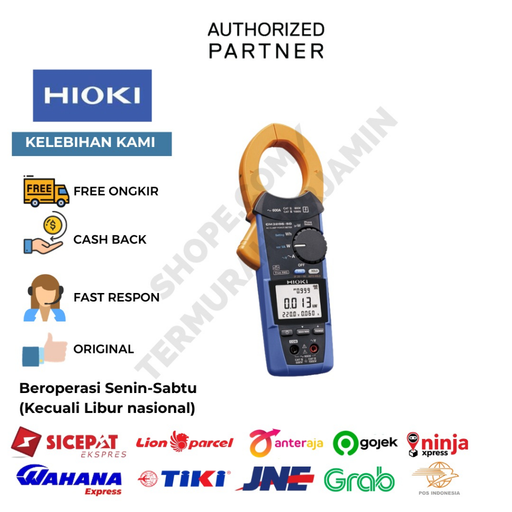 Jual HIOKI CM328650 / HIOKI Tang Ampere 600A AC/ HIOKI Clamp meter