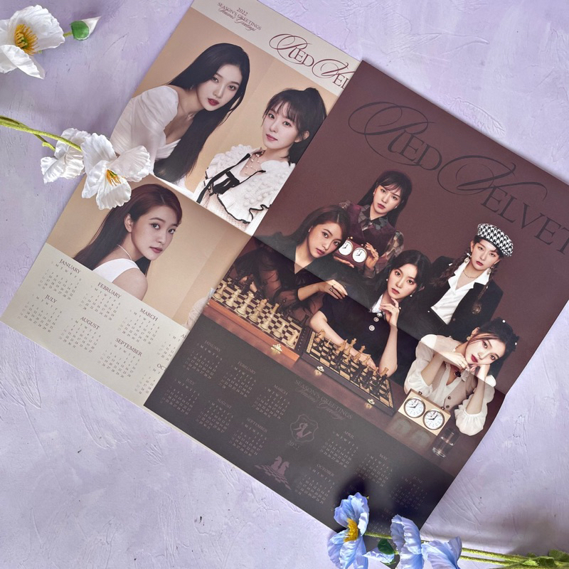 Jual [Ready Stock] Sharing Red Velvet 2022 SEASON'S GREETINGS Folded
