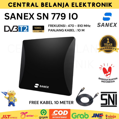 Jual Antena TV Digital Indoor Outdoor Sanex SN-779/Antena TV Digital ...