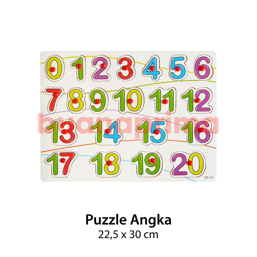 Jual Puzzle Paku Angka Nomor 22.5 x 30 cm Mainan Edukatif | Shopee ...