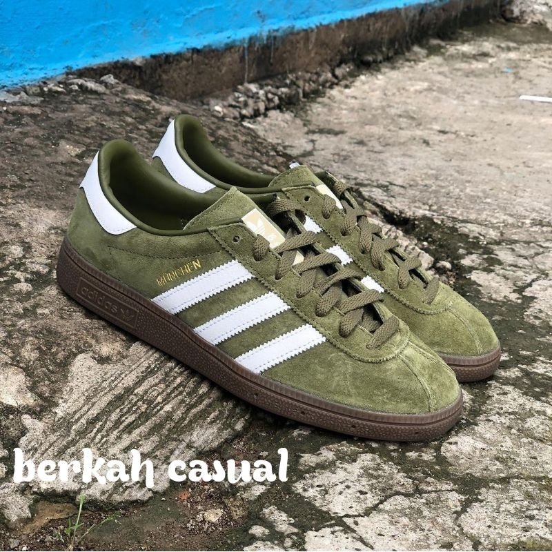 Adidas munchen olive green hotsell