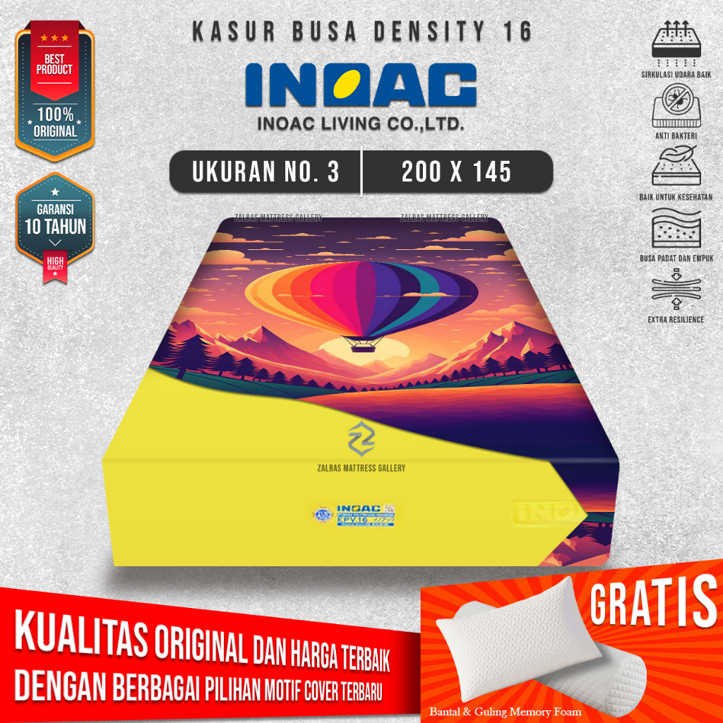 Jual Kasur Busa INOAC EPV Density 16 Garansi 10 Tahun | Shopee Indonesia