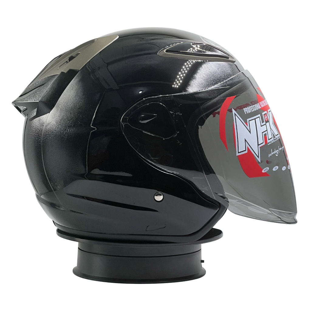Jual Helm NHK R6 SE Solid Black | Shopee Indonesia