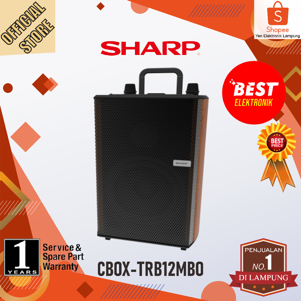 Jual Speaker SHARP CBOX TRB12MBO Audio dan Speaker Trolley Series 50 ...